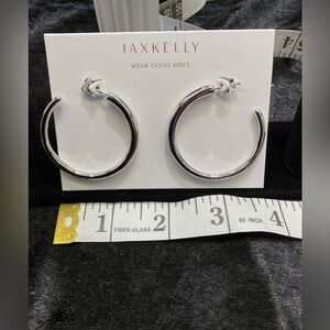 Silver Hoop Earrings